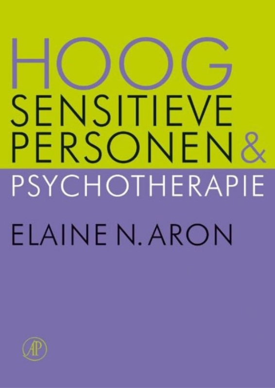 Boek - Hoogsensitieve personen en psychotherapie - Elaine N. Aaron